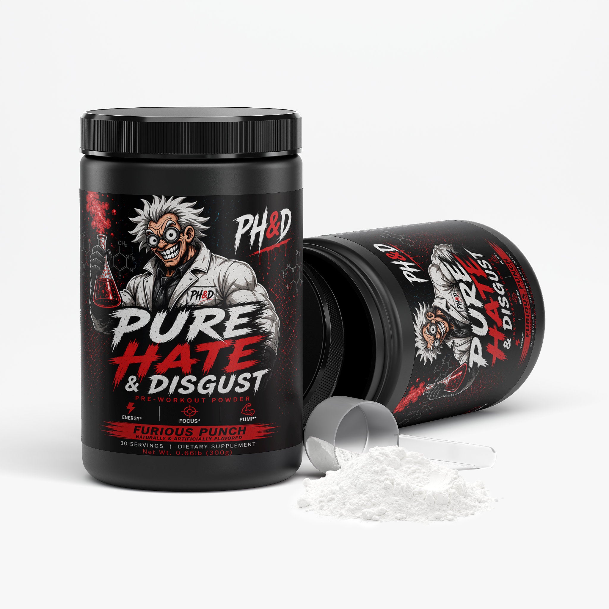 Pure Hate & Disgust Pre-Workout Powder – Furious Punch
