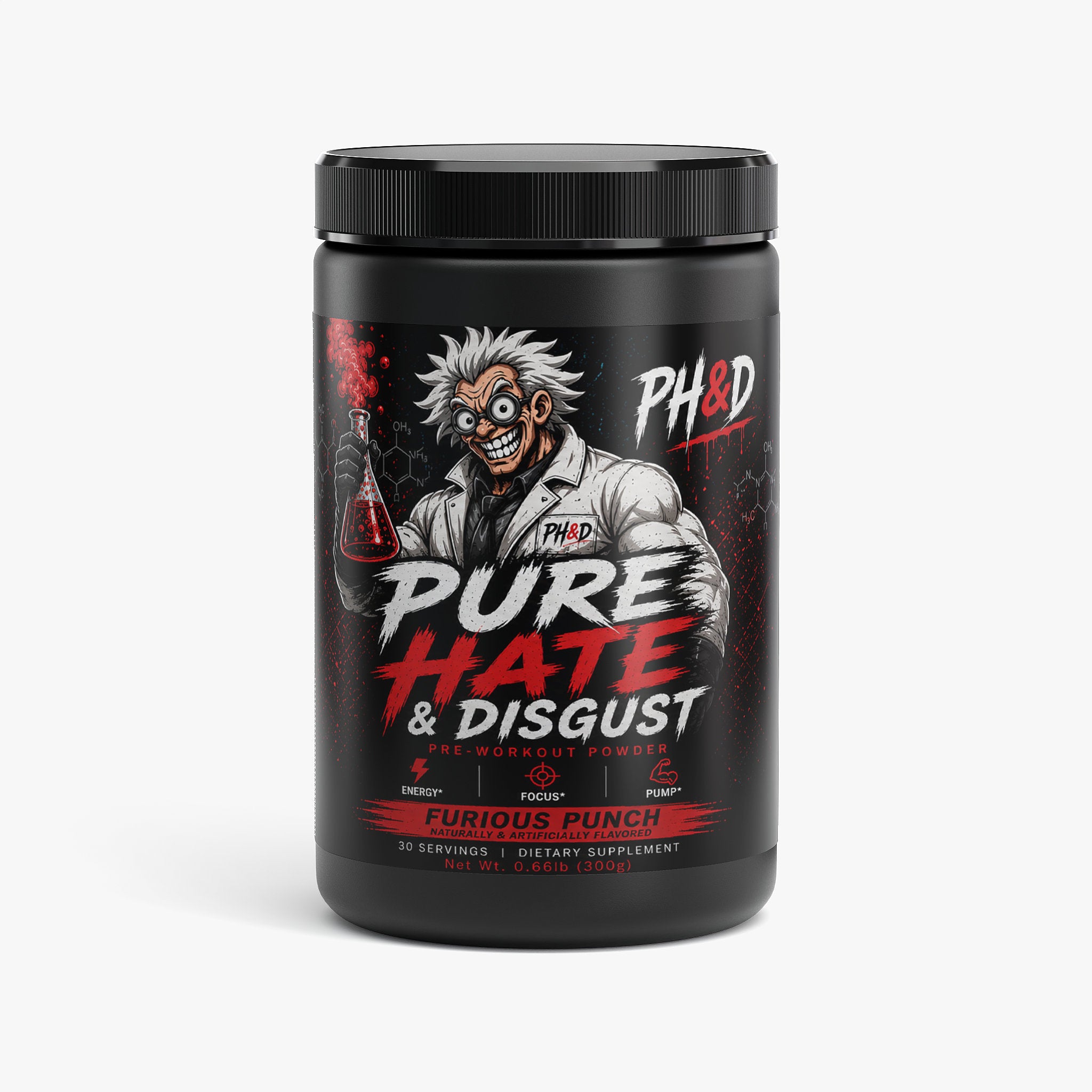 Pure Hate & Disgust Pre-Workout Powder – Furious Punch